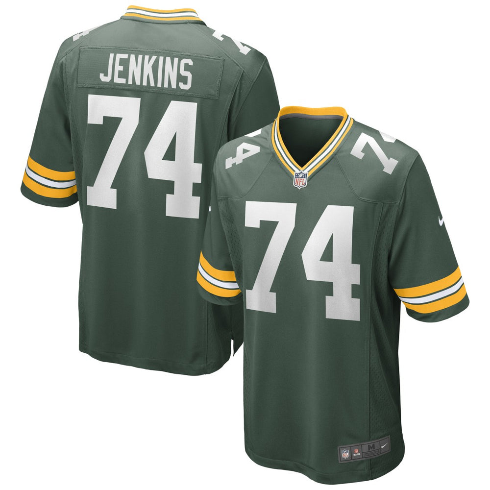 Elgton Jenkins Green Bay Packers Game Jersey Green | Nike for Sale