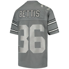Jerome Bettis Pittsburgh Steelers Youth 1996 Retired Player Metal Replica Jersey Charcoal | Mitchell & Ness