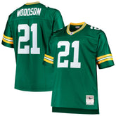 Charles Woodson Green Bay Packers Big & Tall 2010 Retired Player Replica Jersey Green | Mitchell & Ness