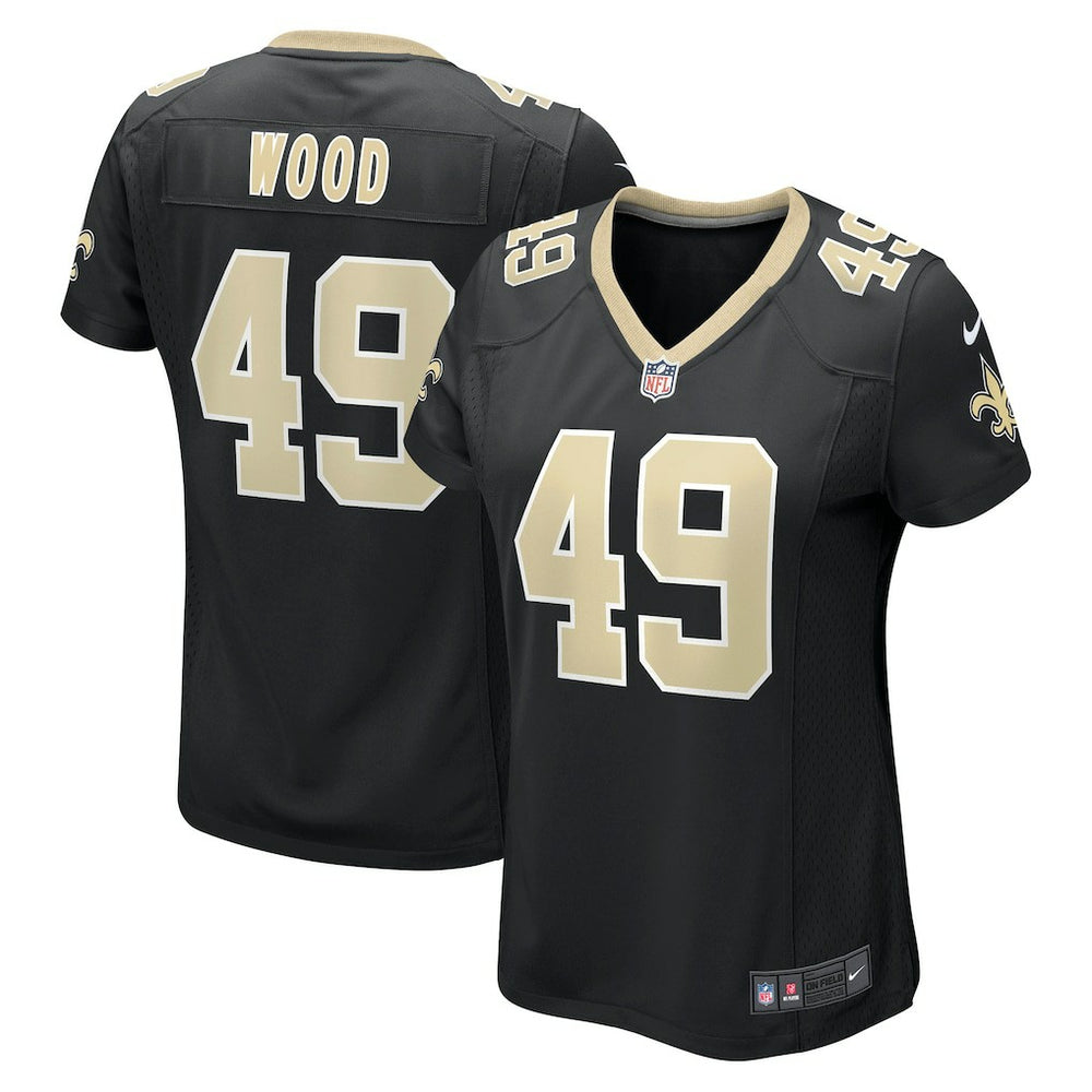Zach Wood New Orleans Saints Women's Game Jersey Black | Nike for Sale