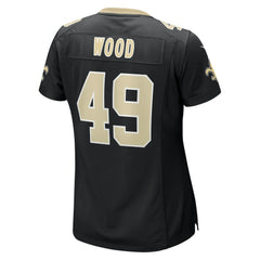 Zach Wood New Orleans Saints Women's Game Jersey Black | Nike for Sale
