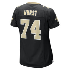 James Hurst New Orleans Saints Women's Game Jersey Black | Nike for Sale