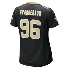 Carl Granderson New Orleans Saints Women's Game Jersey Black | Nike for Sale
