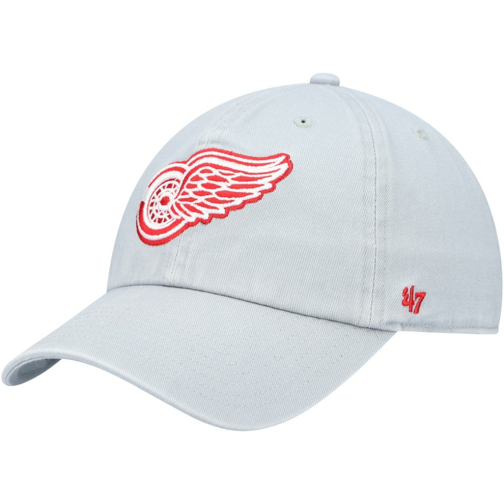 Detroit Red Wings '47 Team Clean Up Adjustable Hat - Gray - NHL