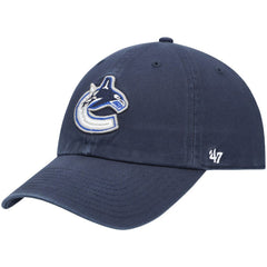 Vancouver Canucks '47 Team Clean Up Adjustable Hat - Navy - NHL