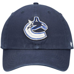 Vancouver Canucks '47 Team Clean Up Adjustable Hat - Navy - NHL