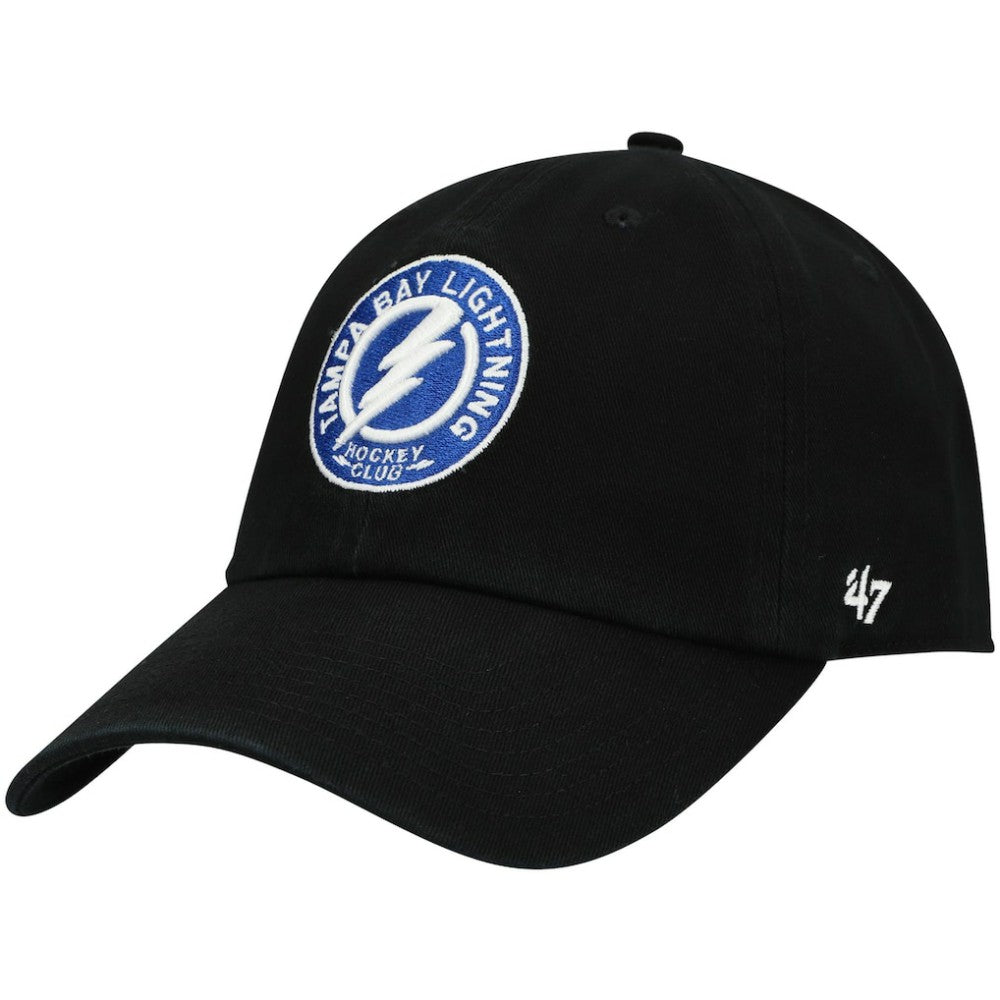 Tampa Bay Lightning '47 Team Clean Up Adjustable Hat - Black - NHL