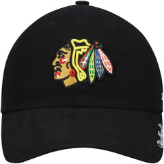 Chicago Blackhawks '47 Women's Team Miata Clean Up Adjustable Hat - Black - NHL