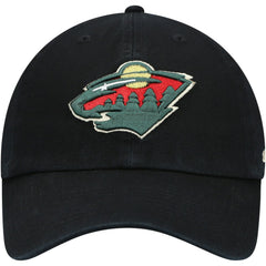 Minnesota Wild '47 Team Clean Up Adjustable Hat - Black - NHL