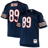 Mike Ditka Chicago Bears Big & Tall 1966 Retired Player Replica Jersey Navy | Mitchell & Ness