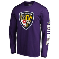 Baltimore Ravens Hometown Long Sleeve T-Shirt Purple | Fanatics