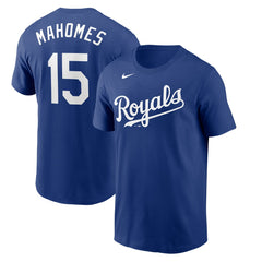 Patrick Mahomes Kansas City Royals Nike Name & Number T-Shirt - MLB