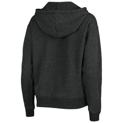 New Orleans Saints '47 Women's Cross Script Emerson Hoodie Heather Charcoal | 47 brand