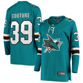Logan Couture San Jose Sharks Fanatics Women's Breakaway Home Player Jersey - Teal - NHL