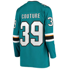 Logan Couture San Jose Sharks Fanatics Women's Breakaway Home Player Jersey - Teal - NHL
