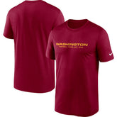 Washington Football Team Logo Essential Legend Performance T-Shirt Burgundy | Nike for Sale