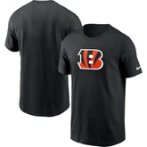 Cincinnati Bengals Primetime Logo Essential T-Shirt Black | Nike for Sale