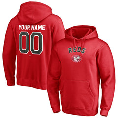 Cincinnati Reds Cooperstown Winning Streak Personalized Name & Number Pullover Hoodie - MLB