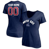 Chicago White Sox Women's Cooperstown Winning Streak Personalized Name & Number V-Neck T-Shirt - MLB