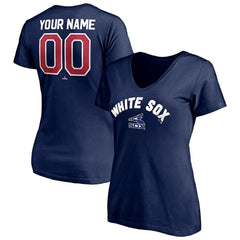 Chicago White Sox Women's Cooperstown Winning Streak Personalized Name & Number V-Neck T-Shirt - MLB
