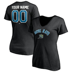 Tampa Bay Rays Women's Cooperstown Winning Streak Personalized Name & Number V-Neck T-Shirt - MLB