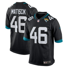 Ross Matiscik Jacksonville Jaguars Alternate Game Jersey Black | Nike for Sale