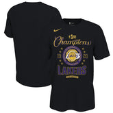 Los Angeles Lakers 2020 NBA Finals Champions Locker Room T-Shirt Black - NBA