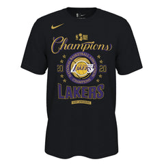 Los Angeles Lakers 2020 NBA Finals Champions Locker Room T-Shirt Black - NBA