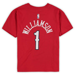 Zion Williamson New Orleans Pelicans Jordan Brand Preschool Statement Edition Name & Number T-Shirt Red - NBA
