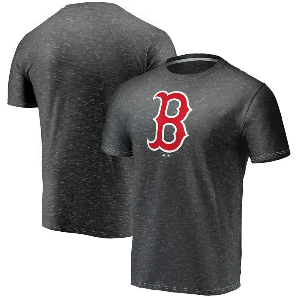 Boston Red Sox Fanatics Official Logo Space Dye T-Shirt - MLB