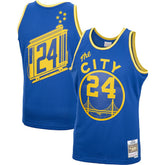 Rick Barry Golden State Warriors 1966/67 Hardwood Classics Swingman Jersey Royal - NBA