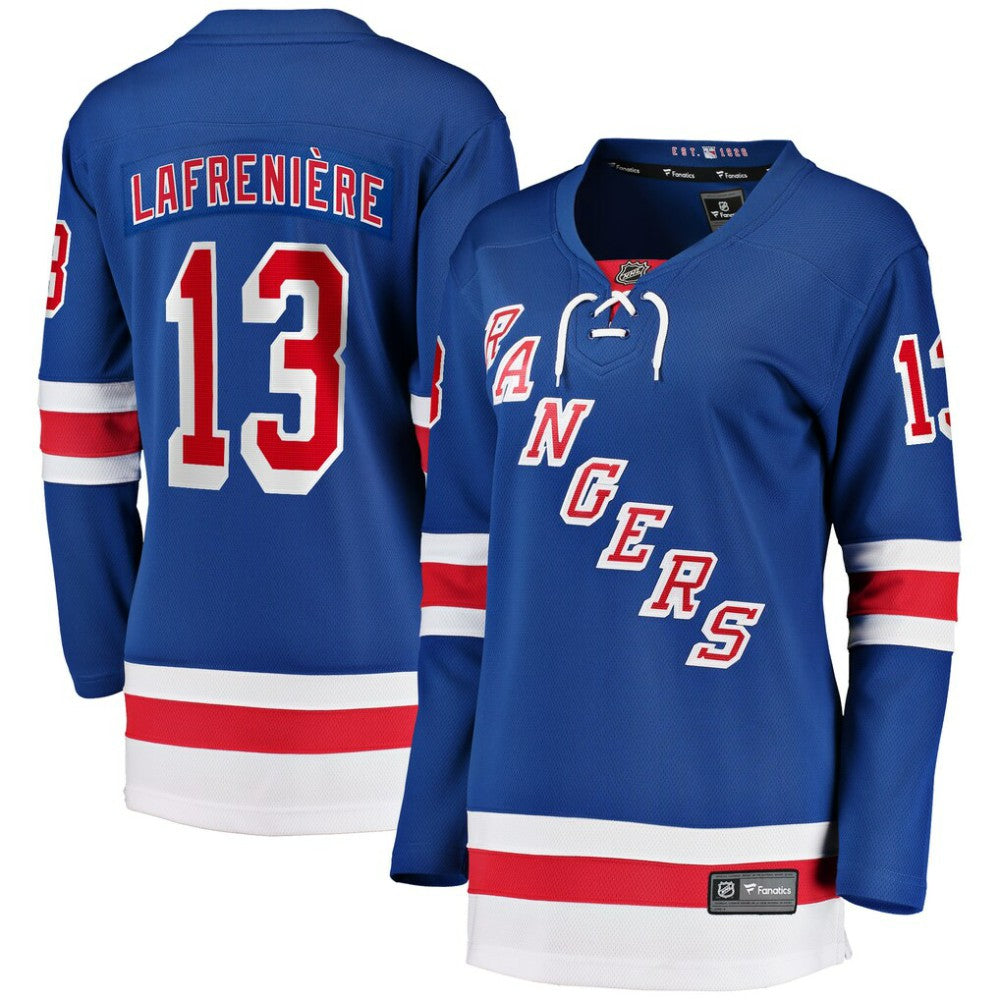Alexis Lafrenière New York Rangers Fanatics Women's Breakaway Player Jersey - Blue - NHL