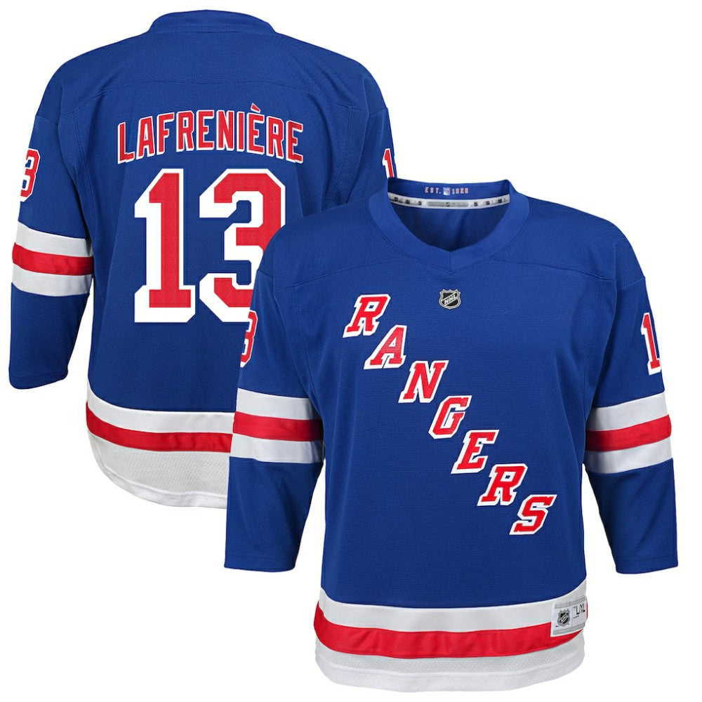 Alexis Lafreniere New York Rangers Youth Home Replica Player Jersey - Blue - NHL