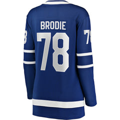 TJ Brodie Toronto Maple Leafs Fanatics Women's Breakaway Player Jersey - Blue - NHL