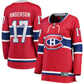 Josh Anderson Montreal Canadiens Fanatics Women's Breakaway Player Jersey - Red - NHL