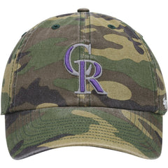 Colorado Rockies '47 Team Clean Up Adjustable Hat - MLB