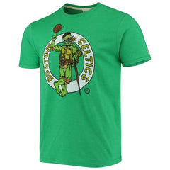 Boston Celtics Homage NBA x Teenage Mutant Ninja Turtles Tri-Blend T-Shirt Kelly Green - NBA