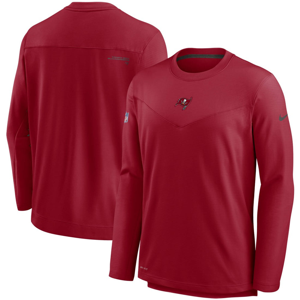 Tampa Bay Buccaneers Sideline Team Performance Pullover Sweatshirt Red | Nike for Sale