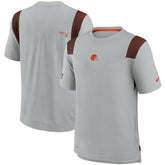 Cleveland Browns Sideline Player UV Performance T-Shirt Gray | Nike for Sale