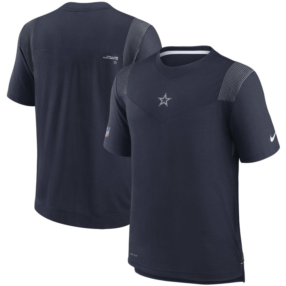 Dallas Cowboys Sideline Player UV Performance T-Shirt Navy | Nike for Sale