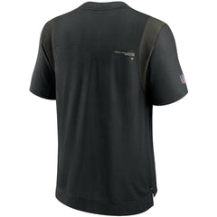 New Orleans Saints Sideline Player UV Performance T-Shirt Black | Nike for Sale