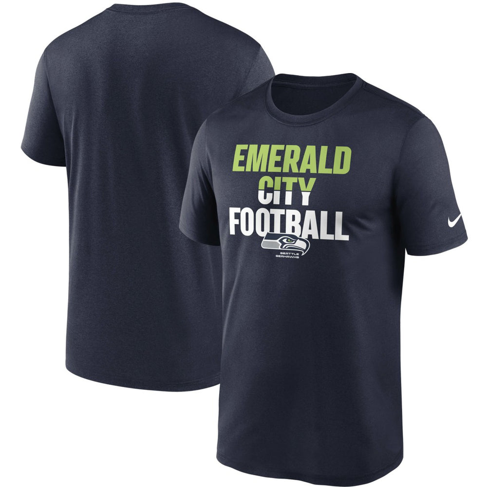 Seattle Seahawks Legend Local Phrase Performance T-Shirt College Navy | Nike for Sale