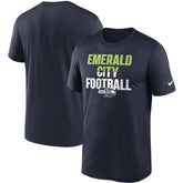 Seattle Seahawks Legend Local Phrase Performance T-Shirt College Navy | Nike for Sale