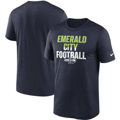 Seattle Seahawks Legend Local Phrase Performance T-Shirt College Navy | Nike for Sale