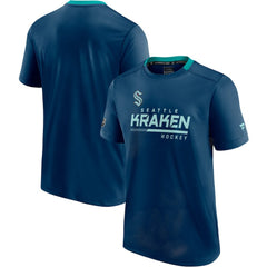 Seattle Kraken Fanatics Authentic Pro Locker Room T-Shirt - Deep Sea Blue - NHL
