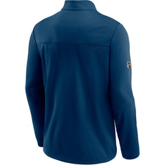 Seattle Kraken Fanatics Authentic Pro Travel and Training Quarter-Zip Jacket - Deep Sea Blue - NHL