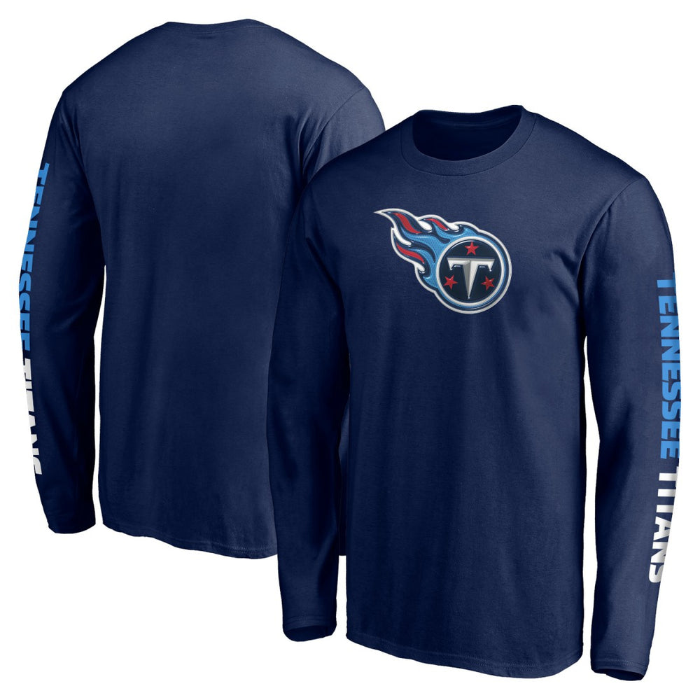 Tennessee Titans Front Runner Long Sleeve T-Shirt Navy | Fanatics