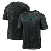 Philadelphia Eagles Shade Battle Ready Raglan Space-Dye T-Shirt Black | Fanatics