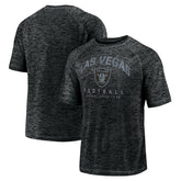 Las Vegas Raiders Shade Battle Ready Raglan Space-Dye T-Shirt Black | Fanatics