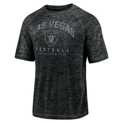 Las Vegas Raiders Shade Battle Ready Raglan Space-Dye T-Shirt Black | Fanatics